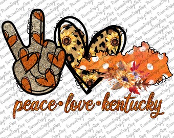 Free Free Peace Love Kentucky Svg 152 SVG PNG EPS DXF File