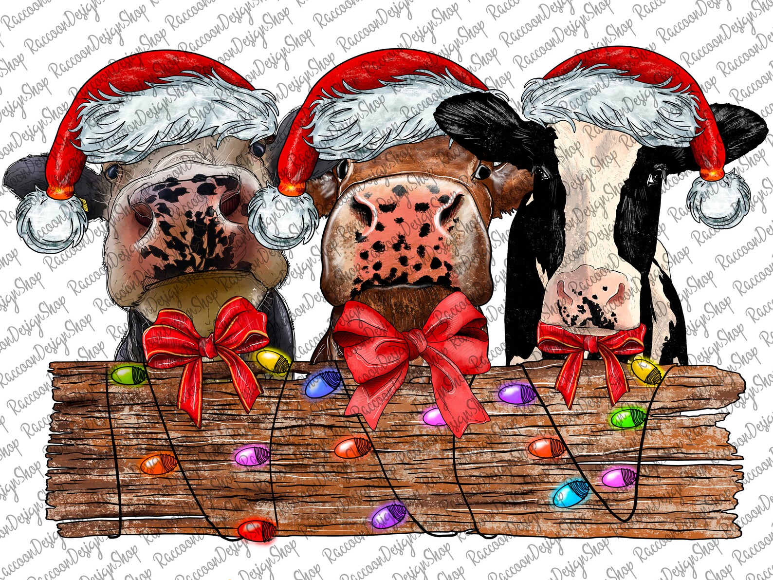 Christmas Cow Cow Png Mooey Christmas Sublimation Design Etsy