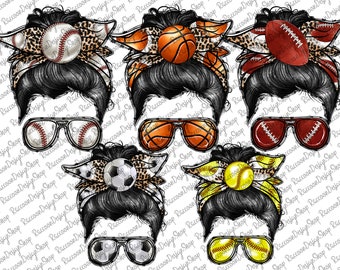 Sports Mom PNG Image, Multi Sport Design, Sublimation Designs Downloads,PNG File, Sports Digital Download PNG,Sports Sublimation,Love Sports