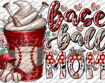 Baseball Mom, Baseball Clipart, Transparent PNG file for sublimation, Baseball Mama Png, Baseball Shirt Design, Baseball Mom png, Baseball