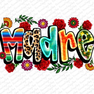 Spanischer Muttertag png, Retro Madre PNG Sublimation, Mama PNG Design Download, Muttertag png, Mama Sublimation png, Retro Mama Png