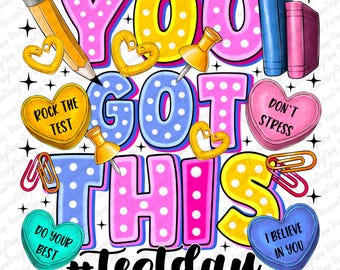 Det är testdag png, Du har det här png, Statliga prov png, Testkoordinator png, Lärarsommar png, Startest png, Lärartestdagströja