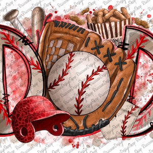 Baseball Dad, Baseball Clipart, Transparent PNG file for sublimation, Baseball Dad Png, Baseball Shirt Design, Baseball Dad png,Dad Baseball