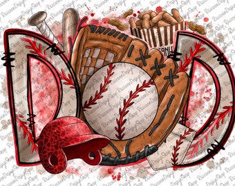 Baseball Dad, Baseball Clipart, Transparent PNG file for sublimation, Baseball Dad Png, Baseball Shirt Design, Baseball Dad png,Dad Baseball