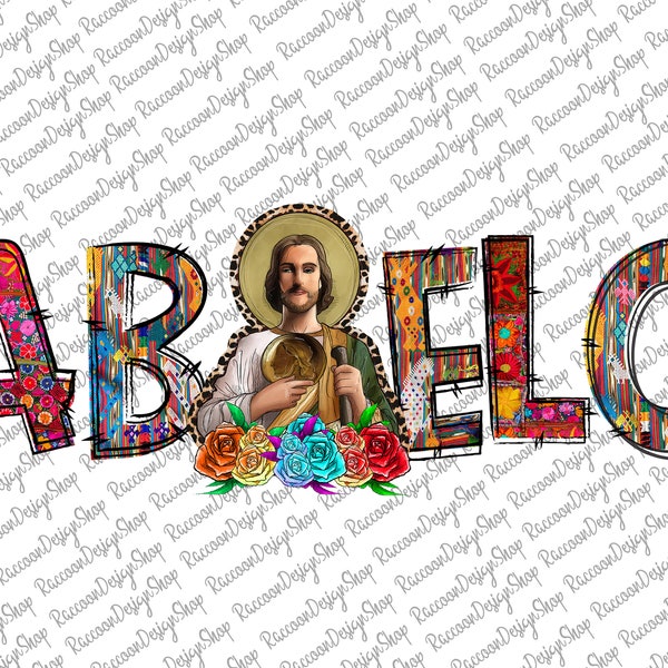 Abuelo San Judas, San Judas PNG, Graphic Clip Art, Abuela, Latina Mexican Sublimation, religion png, Saint Judas Thaddeus, Padre Png