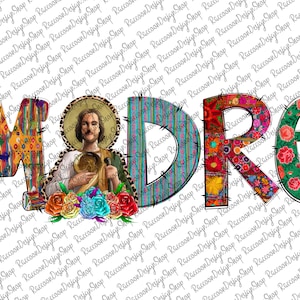 Madre San Jewels, San Jewels PNG, Grafik Clip Art, Buela, Lateinische Mexikanische Sublimation, Religion png, Heiliger Jewellery