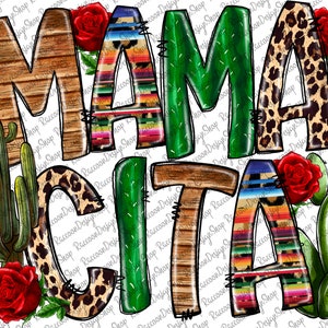 Mamacita Archivo Png, Sarape, Patrón Mexicano, Sombrero Mexicano Png, Png Turquesa, Mama Cita, tacho Png, Diseño de Sublimación, Descarga Digital