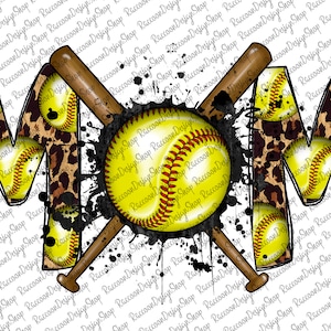 Softball Mom, Softball Clipart, Transparent PNG file for sublimation, Softball Mama Png, Softball Shirt Design,Softball Mom png,Softball Png