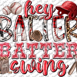 Hey batter batter swing png sublimation design download, Baseball png, sports png, western Baseball png, sublimate designs download