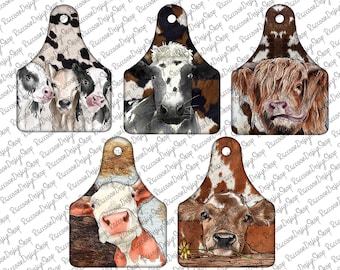 Cow Show Tag Png, Western Design, Cow Tag Serape, Cow Tag Cowhide, Cow Png, Sublimation Designs Downloads, Digital Download, Farm Life Png