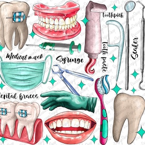 Dentist Png, Dental Life PNG File, Dental Png, Nurse Png, Dental Clipart, Tooth,Dental Sublimation,Sublimation Designs,Digital Download