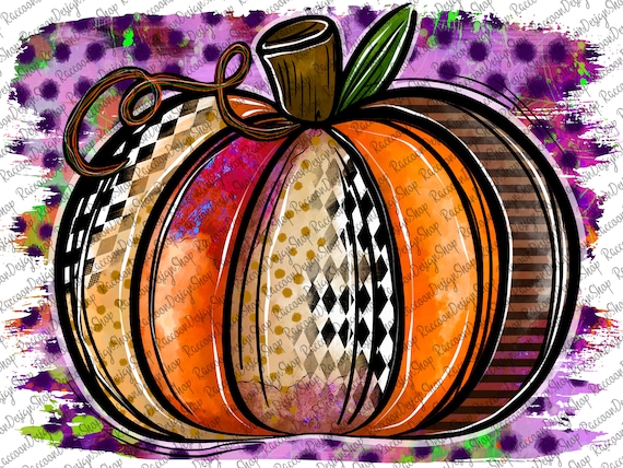 Pumpkin Sublimation Design, Halloween Pumpkin png, Serape, Pumpkin Png, Pumpkin, Halloween Design,Halloween, Sublimation Designs Downloads