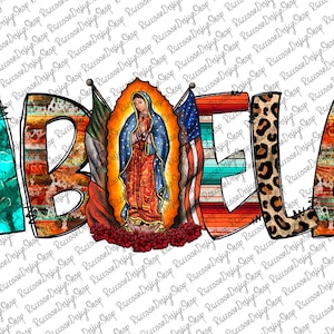 Abuela Nossa Senhora PNG,Virgem de Guadalupe PNG, Clip Art Gráfico, Sublimação Latina Mexicana,Guadalupe retrô png, Sublimação da Virgem Maria