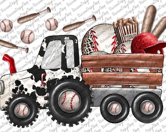 Baseball Truck, Baseball Auto, Baseball Clipart, Baseball Sublimation, digitaler Download, Liebe Baseball, Baseball Mama png, Baseball png