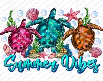 Sea Turtle PNG, Nautical Sublimation Designs, Fisherman Aesthetic Png, Beach Png, Instant DIGITAL Download, Turtle Png, Boho Turtle