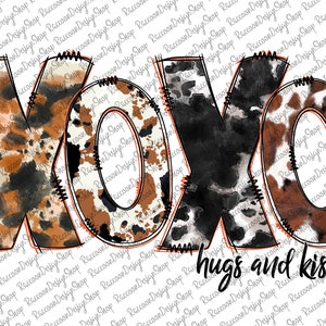 Xoxo Hugs and Kisses, Cowhide Heart Png,Be My Valentine,Xo Xo PNG, Sublimation Designs Downloads, Digital Art Cowhide Heart, Cowhide Png