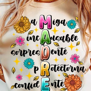 Spanischer Muttertag png, Retro Madre PNG Sublimation, Mama PNG Design Download, Muttertag png, Mama Sublimation png, Madre Our Lady Png