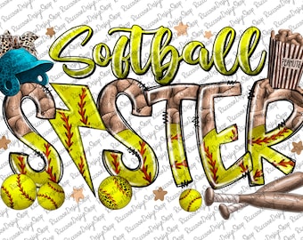Softball Sister,Softball Sister PNG,Softball Sis,Leopard Softball Sister Sublimation Design,Popcorn Hot Dog PNG,Softball Sis Png,Softball