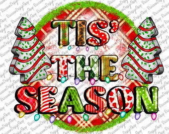 Christmas Png, Tis The Season Png, Christmas Sublimation Design, Retro Christmas Png, Leopard Christmas Png, Holiday Png, Christmas Design