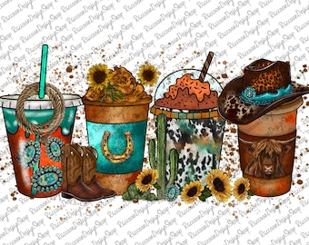 Western Coffee Drink Png,Western Sublimation Designs,Western png,Western Sublimation Png,Western Drink Design,Western Coffee Png,Western png