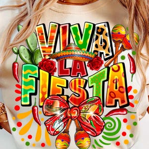 Viva La Fiesta PNG, Mexican Pinata Coquette Bow Design, Mexican Party Sublimation, Fiesta Vibes Png, Fiesta Party Png, Festival 2025 Png