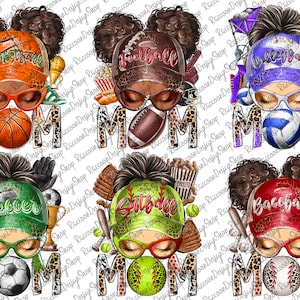 Sports Mom PNG Image, Multi Sport Design, Sublimation Designs Downloads,PNG File, Sports Digital Download PNG,Sports Sublimation,Love Sports