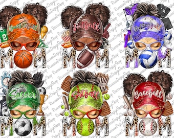Sports Mom PNG Image, Multi Sport Design, Sublimation Designs Downloads,PNG File, Sports Digital Download PNG,Sports Sublimation,Love Sports