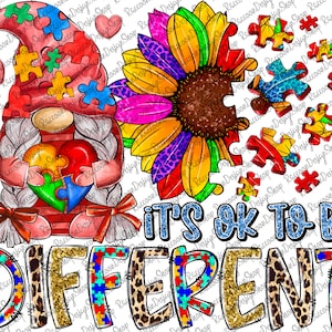 It&#39;s Ok To Be Different Png, Autism Awareness Png, Autism Puzzle Giraffe Png, Autism Png, Giraffe Png, Puzzle Png, Autism Acceptance Png