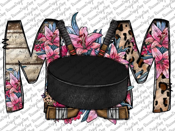 Hockey Mom PNG Image, Ice Hockey Leopard Design, Sublimation Designs Downloads, Transparent PNG File, Hockey Mom Png, Hockey Png