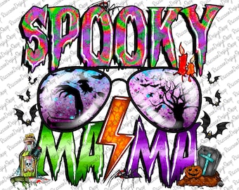 Spooky Mama png, Halloween Mama, Halloween PNG, Halloween PNG Design,Mama Png,Halloween Design, Sublimation Designs Downloads, Halloween Png