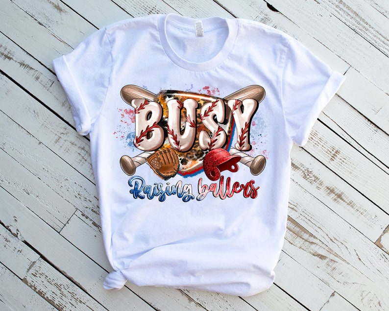 Busy Raising Ballers Baseball Png Sublimation Design Download, Baseball ...