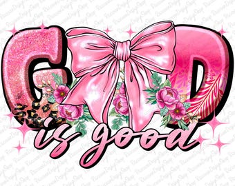 God Is Good Png, Christian Png for Shirts, Bible Verse Png, Jesus Png Sublimation Designs Digital Download, Christian Designs Png
