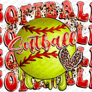 Softball png,Softball Sublimation Design,Softball Clipart,Softball digital,Softball printable,Sport team,Softball lover png,Softball Mom png