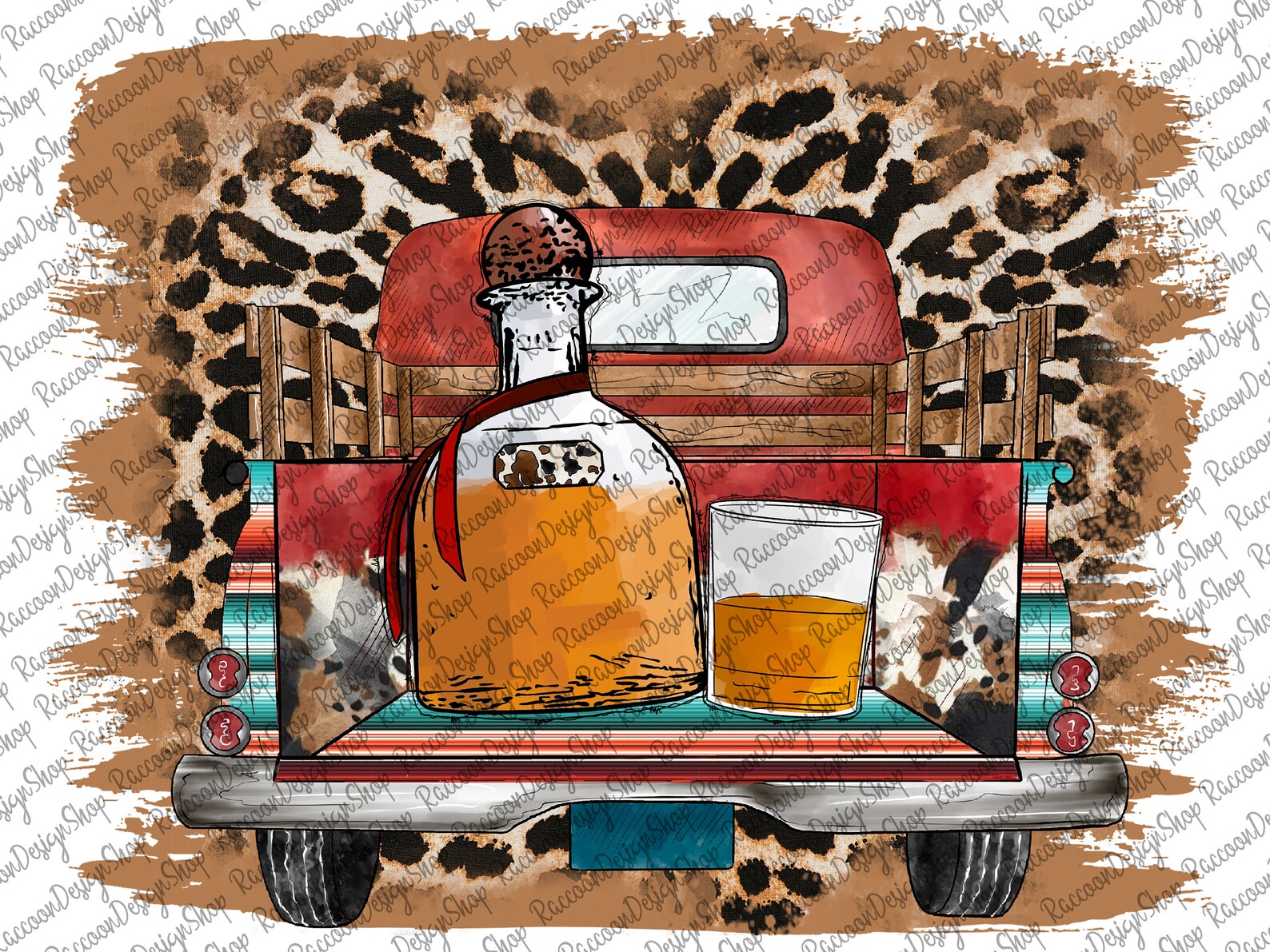 Western Whiskey Truck Whiskey Truck Png Truck Png - Etsy