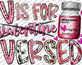 V de San Valentín Versed PNG, Versed PNG, Enfermera San Valentín PNG, Sublimación de San Valentín PNG, Enfermera de UCI PNG, Enfermera PNG, Descarga digital, Enfermera de urgencias PNG