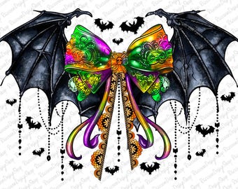 Halloween Gothic Coquette bow png, Retro halloween png, Trending png, Gothic png, Black Bow png, Gothic Girl png, Pumpkin girly png,bat png