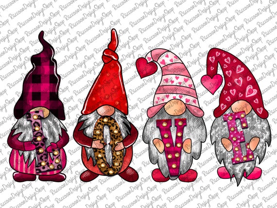 Gnome Love Regalos divertidos de Gnome para el día de San Valentín'  Pegatina
