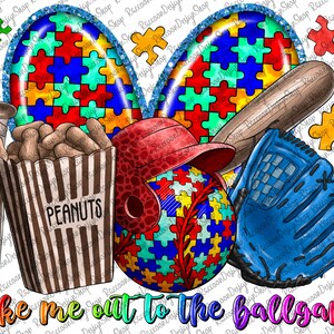 Take Me Out To The Ballgame png, Autism Baseball, Autism Life, Baseball clipart,Baseball Sublimation,Digital Download,Love Baseball,Baseball