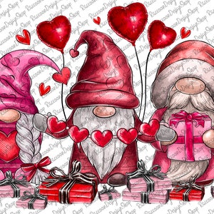 LOVE Gnome png, Gnome Valentines Day, Gnome Happy Valentines Day, Valentine Gift Ideas, Valentine Gnome Design, Gifts For Her, Gnome heart