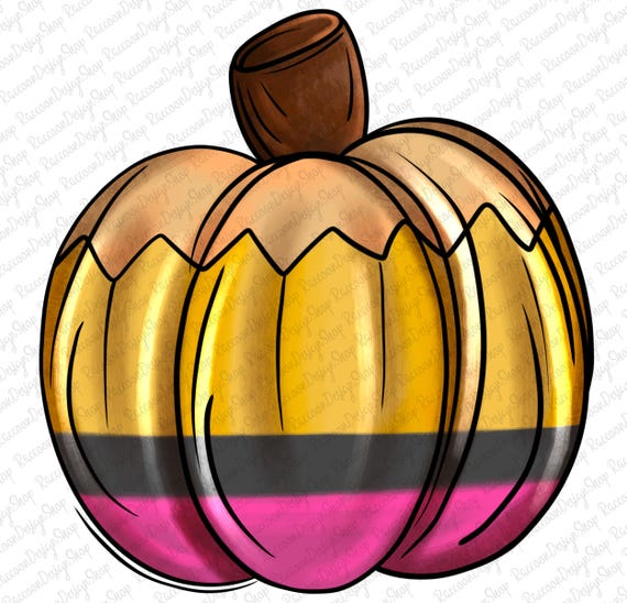 Teacher Pencil Pumpkin Fall png,Teacher Fall Png, Teacher Autumn Png, Teach Love Inspire Png, Fall Teacher Gift, Back To School,Teacher Gift