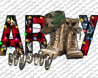 Diseño de sublimación PNG de Mamá del Ejército Navideño, PNG de Mamá del Ejército Navideño, PNG de Mamá del Ejército, PNG de Ejército Navideño, Mamá del Ejército, Descarga instantánea