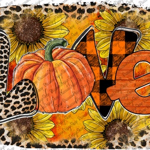 Fall Love Sublimation Design, Fall Sublimation Designs Downloads, Digital Download, Sublimation Graphics, Fall Pumpkin, Printable Design