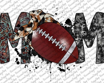 Mamma di calciatore PNG, disegni per sublimazione di calcio leopardati da scaricare, PNG disegnati a mano, calcio png, mamma di calciatore PNG, design di calcio
