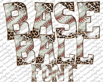 Baseball Alphabet Buchstaben PNG Bundle, Baseball Sport Doodle Buchstaben, Handgezeichnetes Alphabet Doodle, Sublimation Alpha Set Designs PNG, Baseball