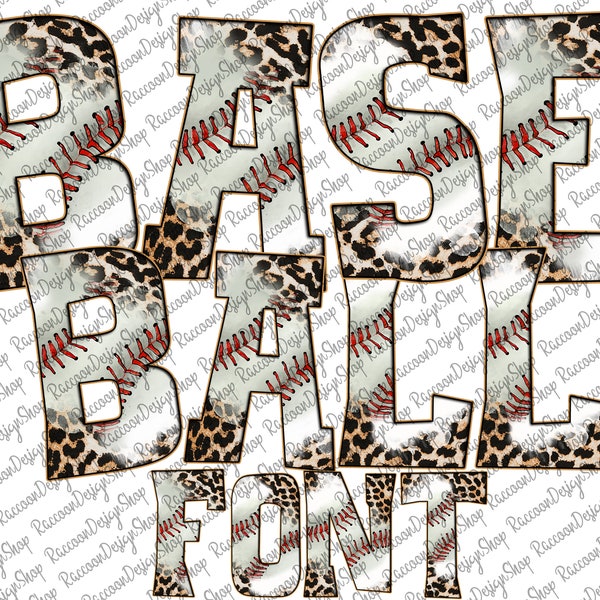 Baseball Alphabet Letters PNG Bundle, Baseball Sports Doodle Letters, Hand Drawn Alphabet Doodle, Sublimation Alpha Set Designs PNG,Baseball