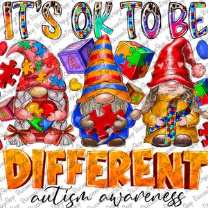 It&#39;s Ok To Be Different Png, Autism Awareness Png, Autism Puzzle Giraffe Png, Autism Png, Giraffe Png, Puzzle Png, Autism Acceptance Png