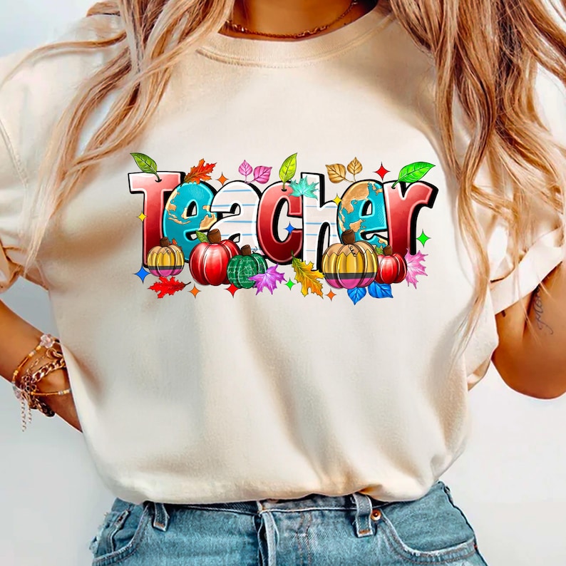 Teacher Pencil Pumpkin Fall Png,teacher Fall Png, Teacher School Png ...