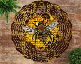 Bee Kind Wind Spinner Png,Bee Wind Spinner,Bee Design Wind Spinner,Bee Png,Bee Kind Design,Sublimation Design,Digital Download, Bee Png