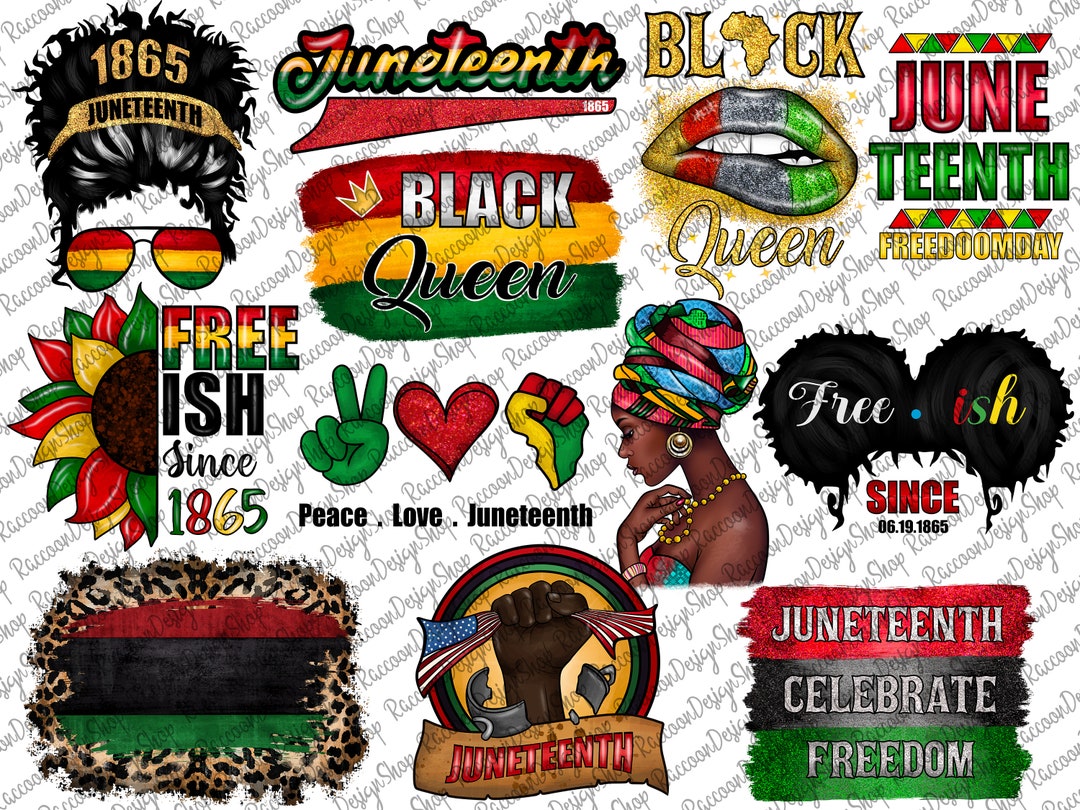 Juneteenth PNG Bundle Black History Png Black Flag Pride - Etsy