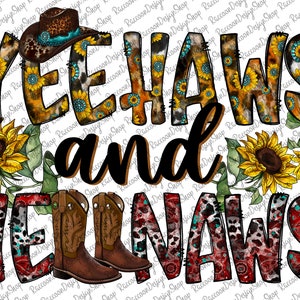 Yeehaw und Hellnaws Png, Yee Haw PNG-Datei, Sublimationsdesigns Downloads, digitaler Download, westliche Designs, Western png , Western, Yeehaw png